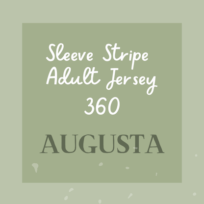 Sleeve Stripe V-Neck Adult Jersey 360