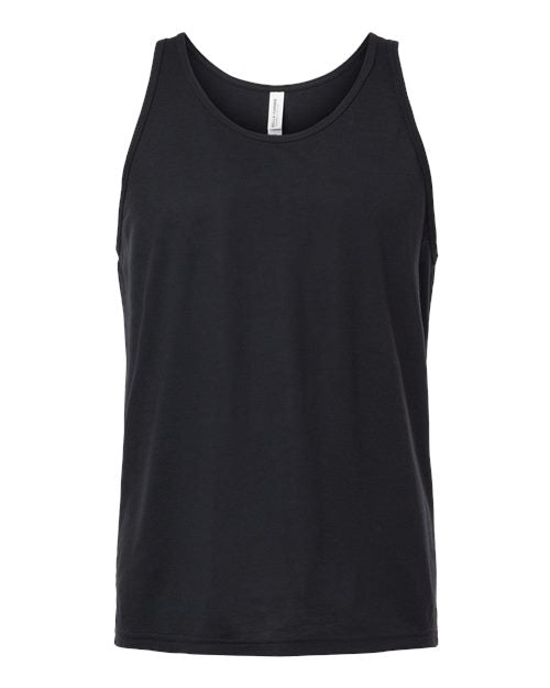 Solid Blk Triblend BC Tank 3484