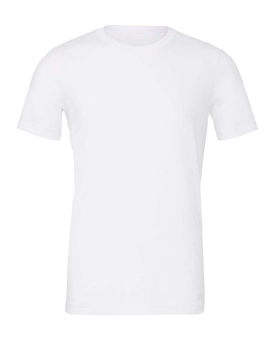 Solid White Blend Jersey 3001YCVC