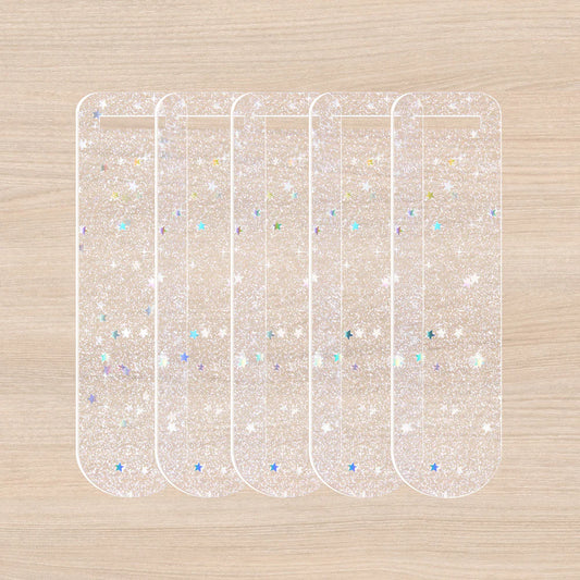 One Sparkle TeckWrap Acrylic Bookmark