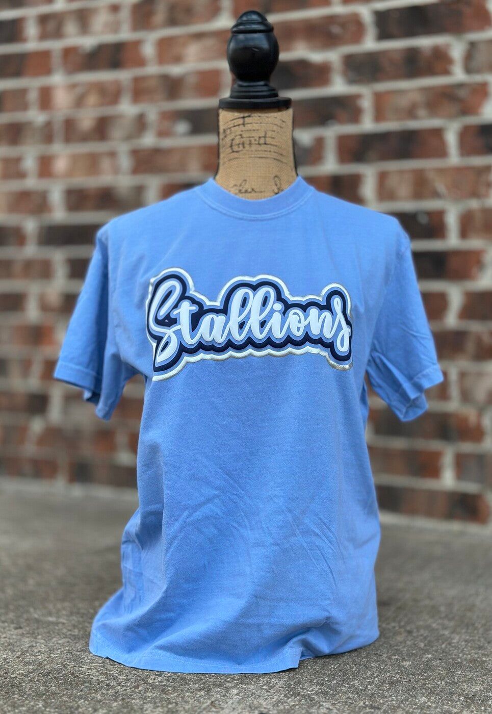 Stockwell Stallions Denim Washed CC RTW Tee