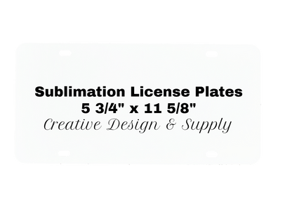 Blank Sublimation License Plates