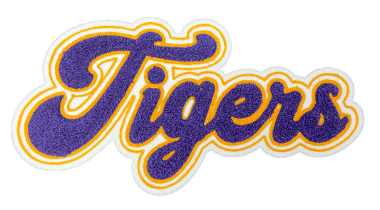 12" Tigers Chenille Patch
