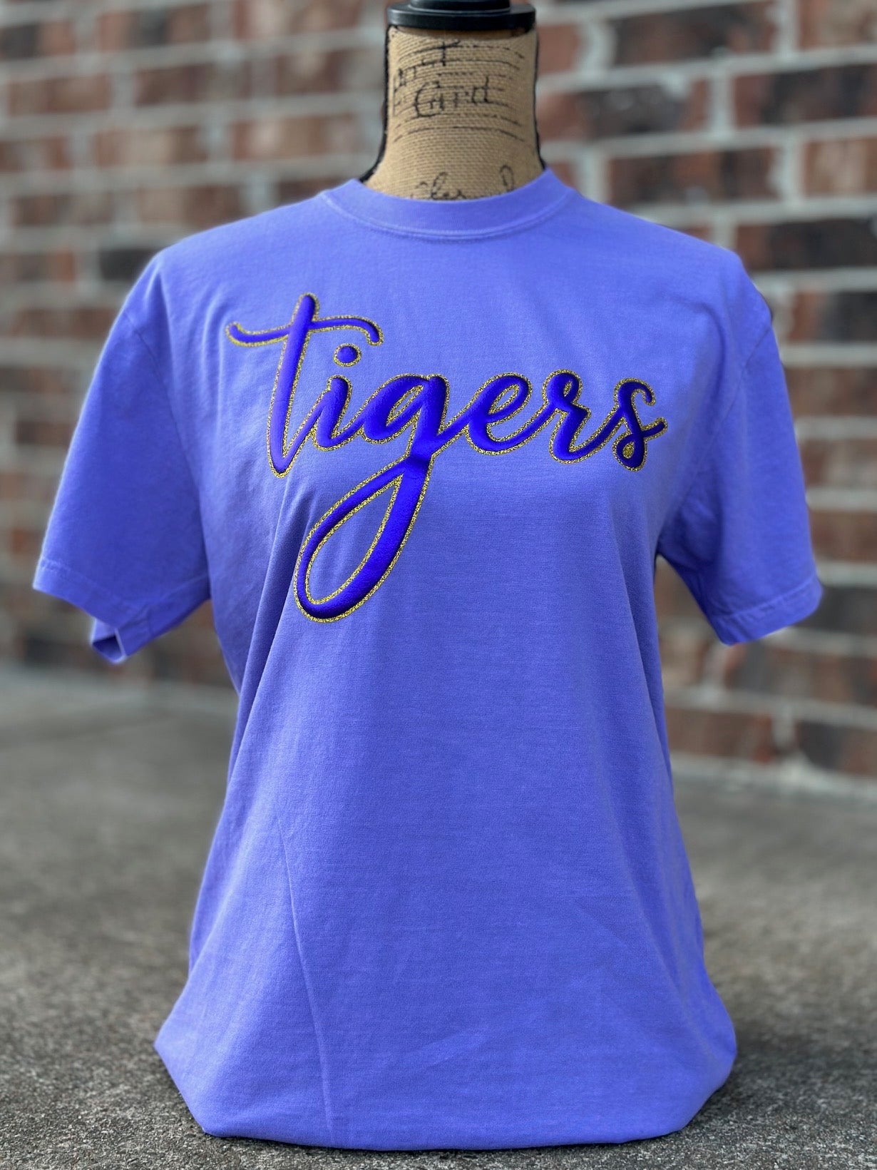 Tigers Violet Comfort Colors RTW Tee