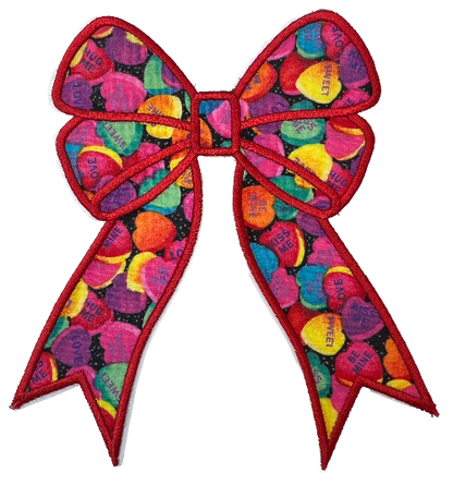 Applique Glitter Bows