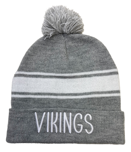 AVB Vikings Htr Grey/White Beanie