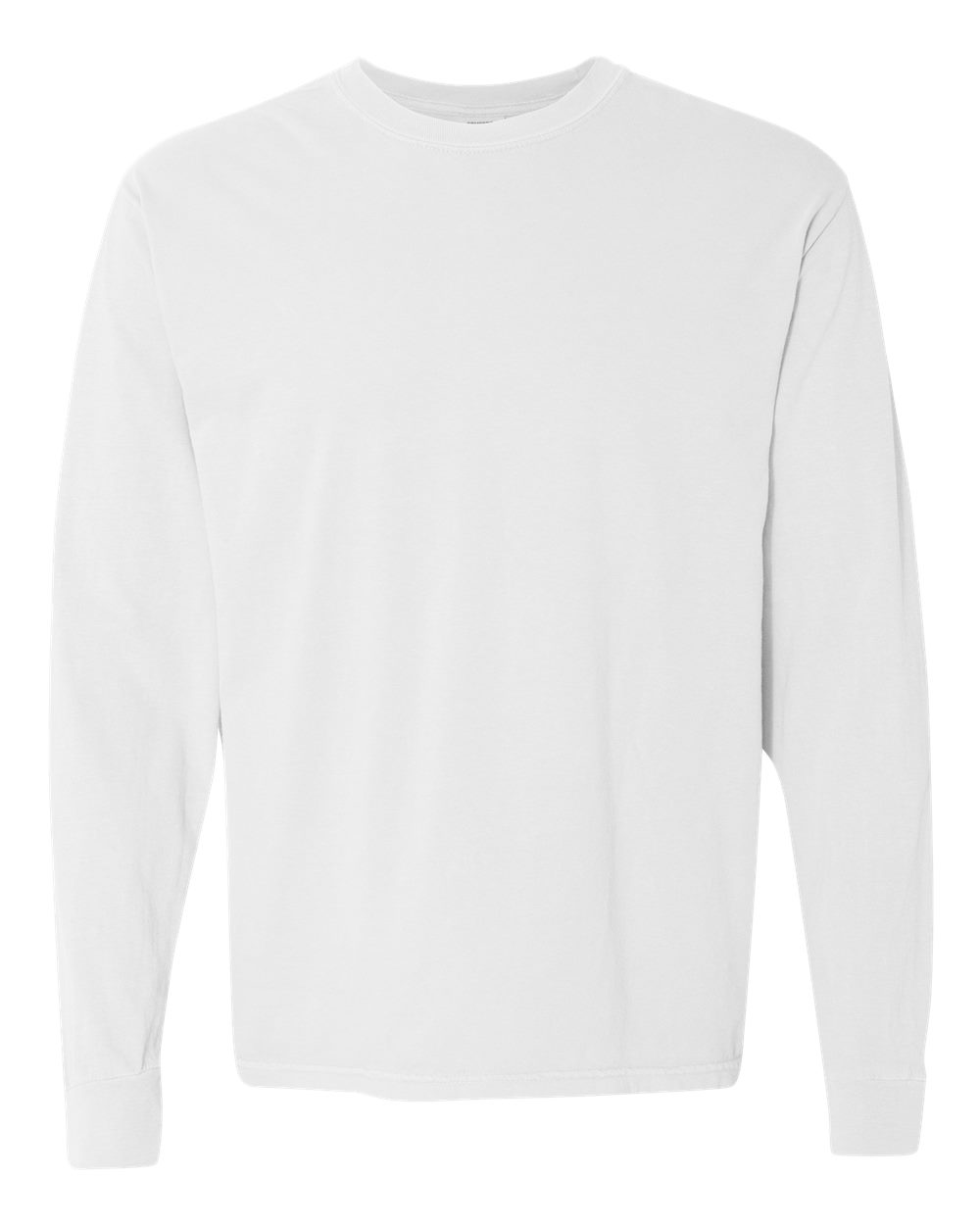 White CC Garment Dyed LS 6014