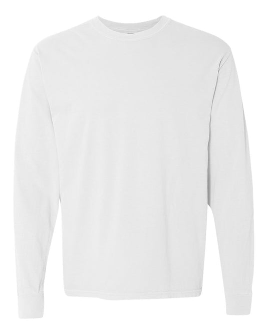 White CC Garment Dyed LS 6014