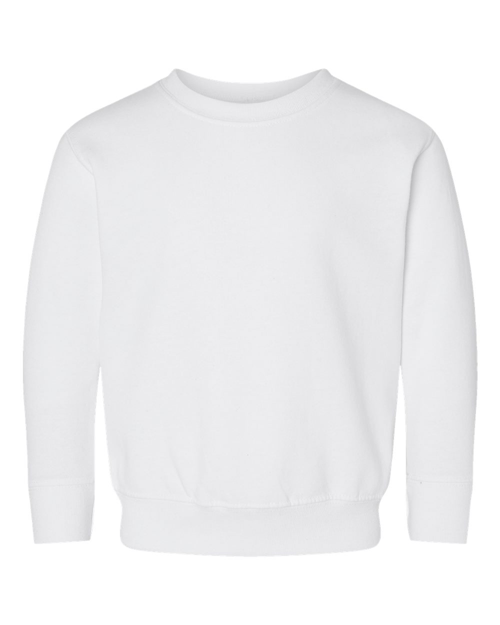 White RS Toddler Fleece Crewneck 3317