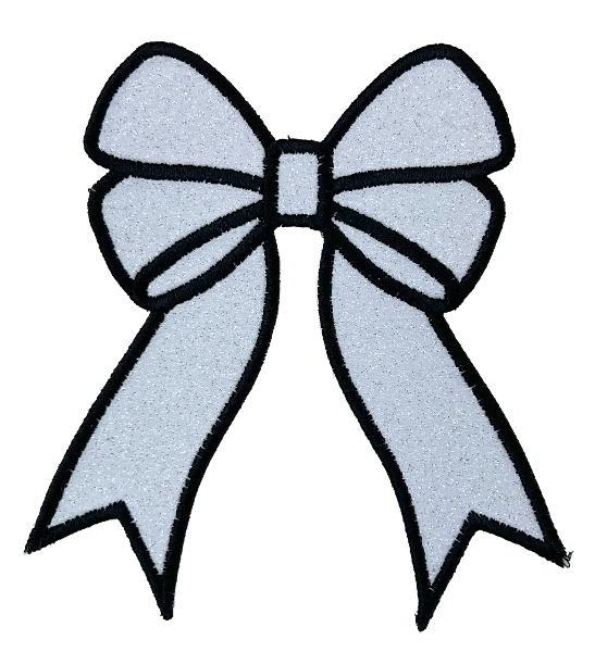 Applique Glitter Bows