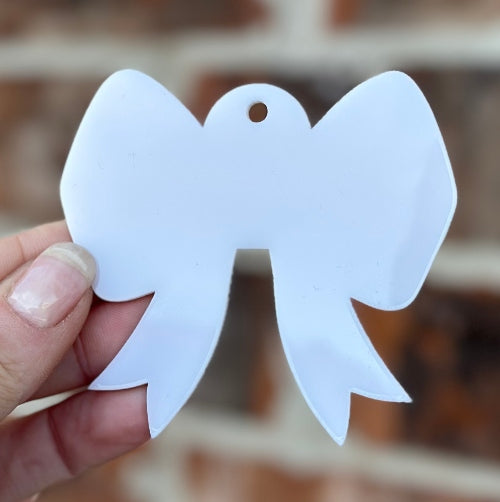 3" Acrylic Bow Keychain