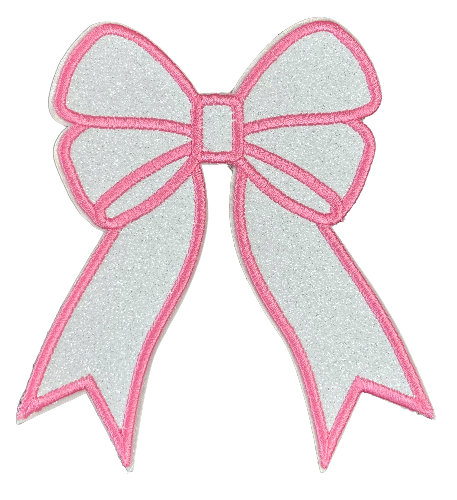 Applique Glitter Bows