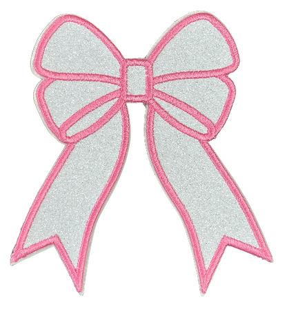 Applique Glitter Bows