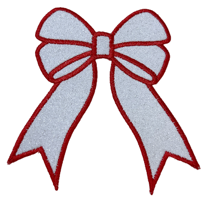 Applique Glitter Bows