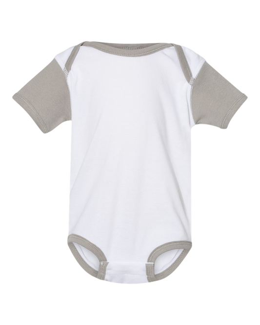 White/Titanium RS Infant Fine Jersey Bodysuit 4400