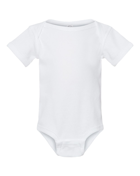 White RS Infant Fine Jersey Bodysuit 4400