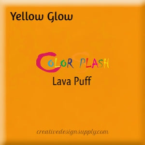 Yellow CS Glow Lava Puff