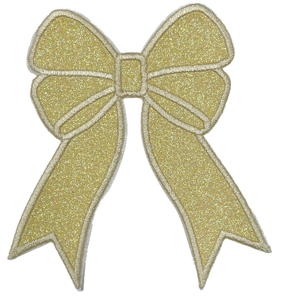 Applique Glitter Bows