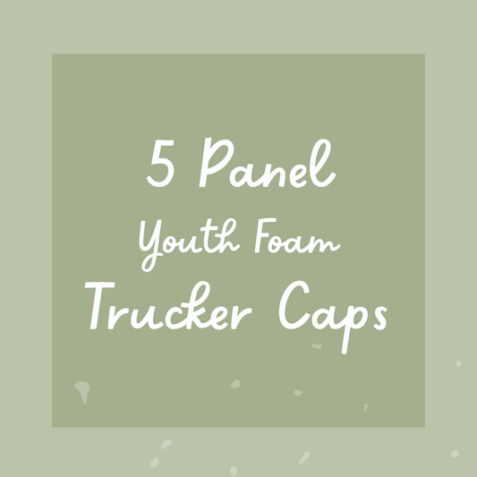 5 Panel Youth Foam Trucker Caps