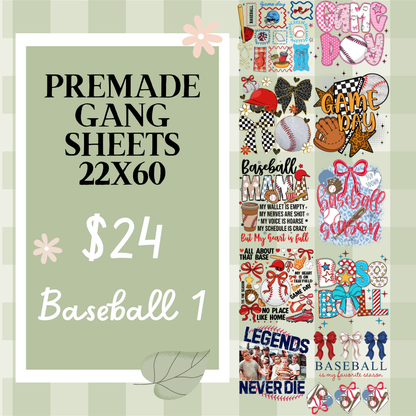 Ready Made Gang Sheets 22"x60"
