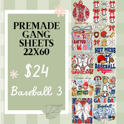 Ready Made Gang Sheets 22"x60"