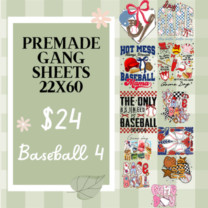 Ready Made Gang Sheets 22"x60"