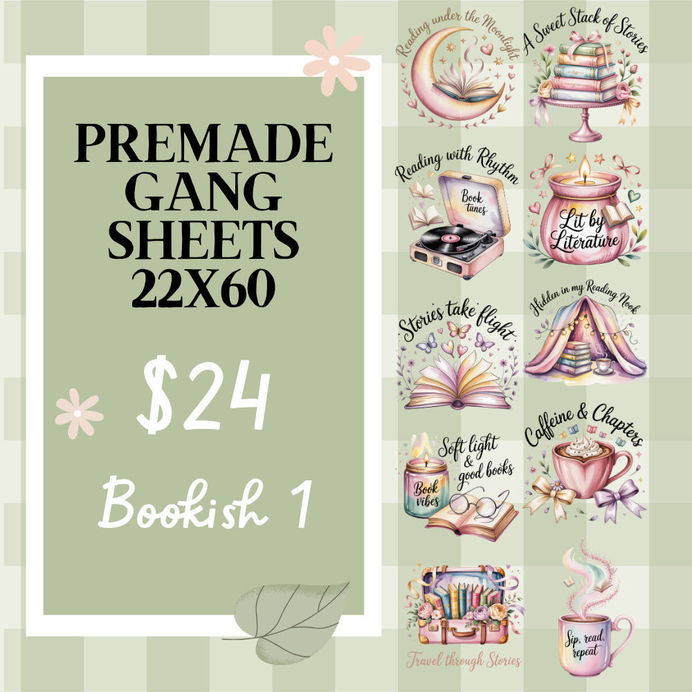 Ready Made Gang Sheets 22"x60"