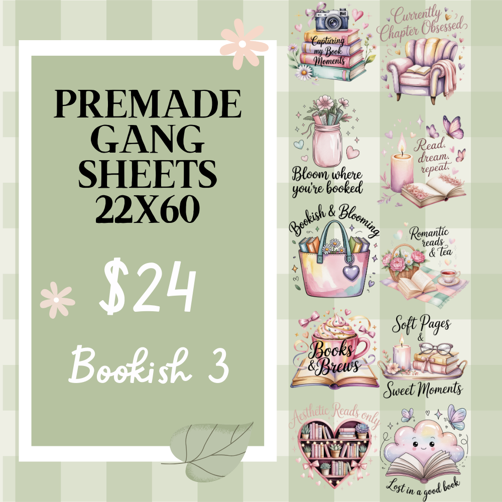 Ready Made Gang Sheets 22"x60"