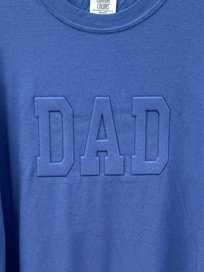 DAD Puff Embroidered Comfort Colors Tee
