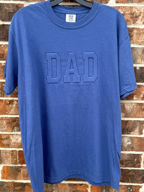 DAD Puff Embroidered Comfort Colors Tee