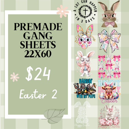 Ready Made Gang Sheets 22"x60"