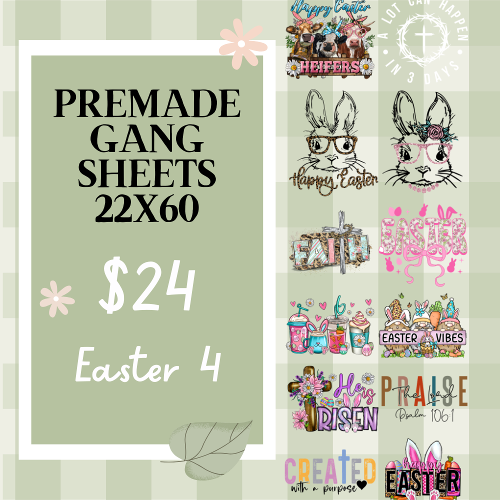 Ready Made Gang Sheets 22"x60"