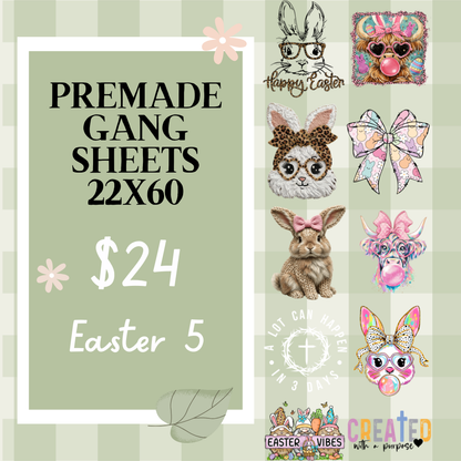 Ready Made Gang Sheets 22"x60"