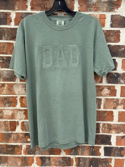 DAD Puff Embroidered Comfort Colors Tee