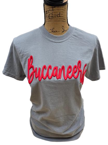 Granite Buccaneers Embroidered Puff CC Tee