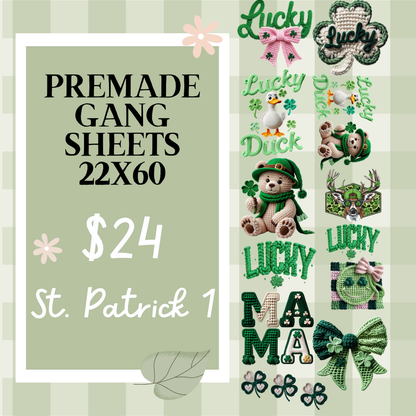 Ready Made Gang Sheets 22"x60"