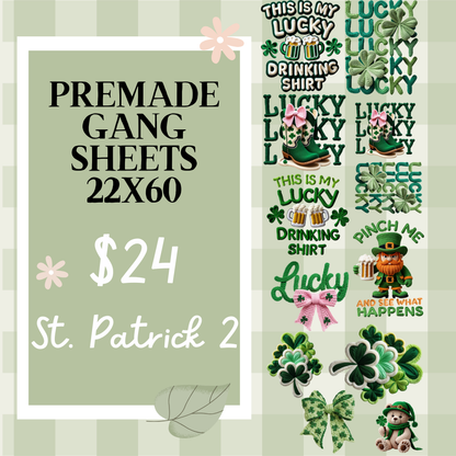 Ready Made Gang Sheets 22"x60"