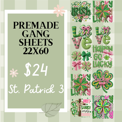 Ready Made Gang Sheets 22"x60"