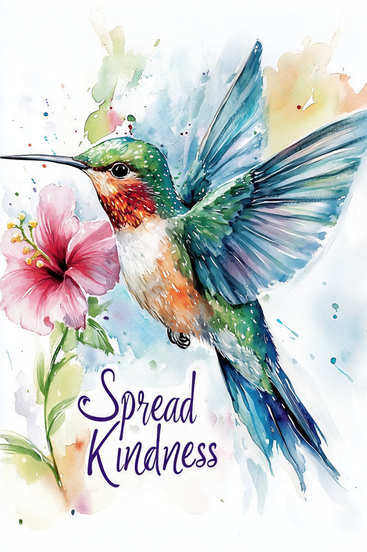 2526 Printed Summer Garden Flag