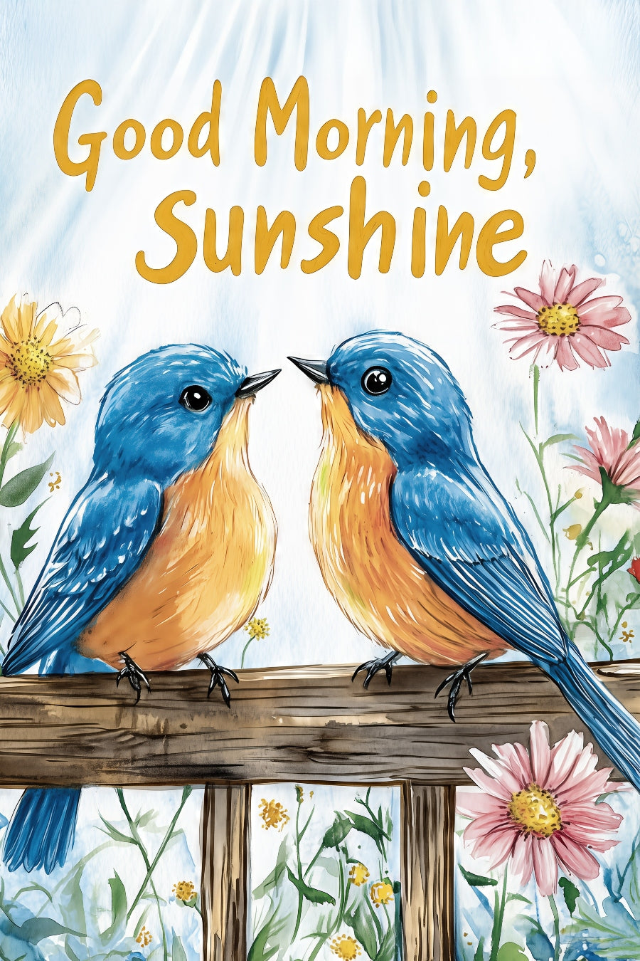 2531 Printed Summer Garden Flag