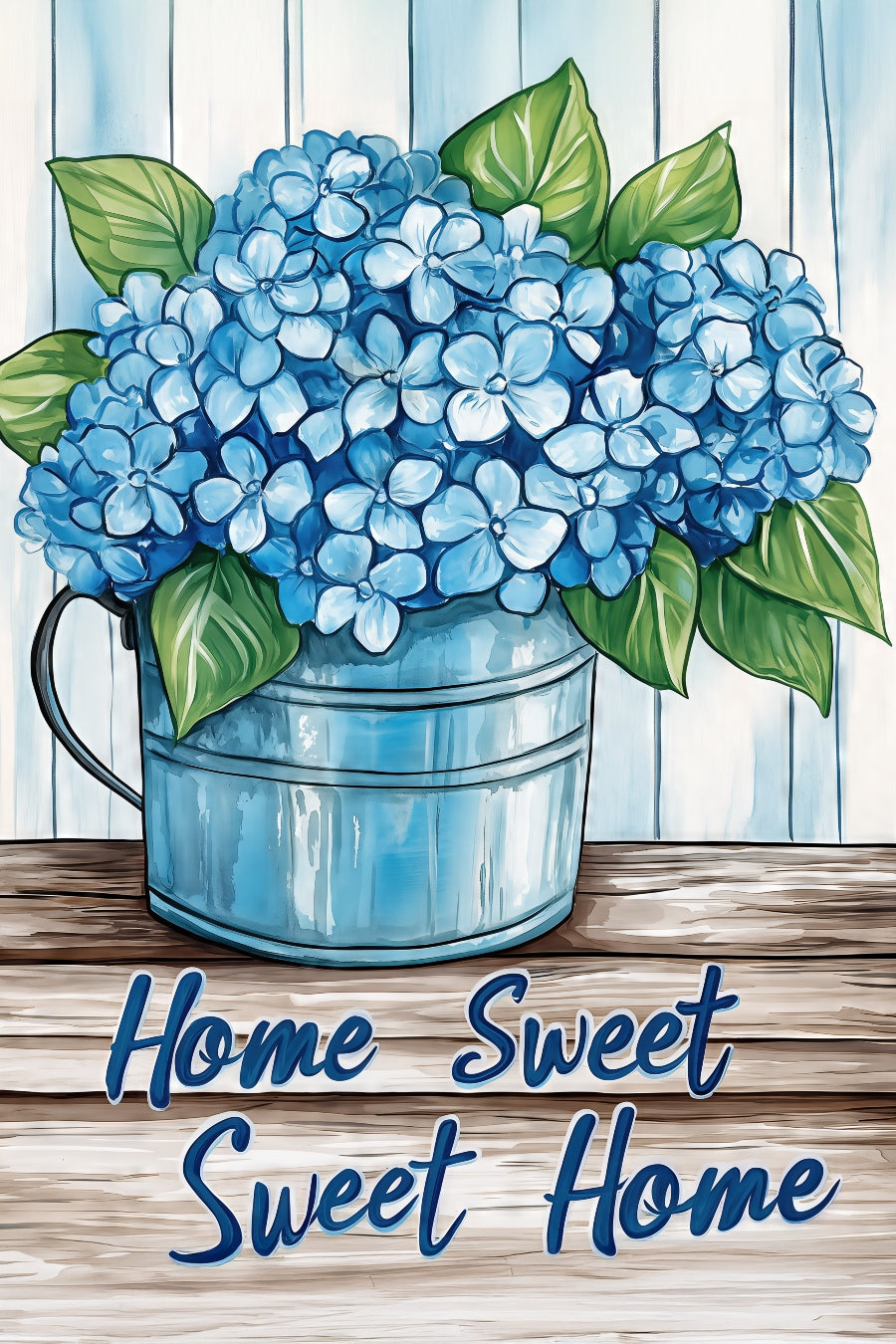 2543 Printed Summer Garden Flag