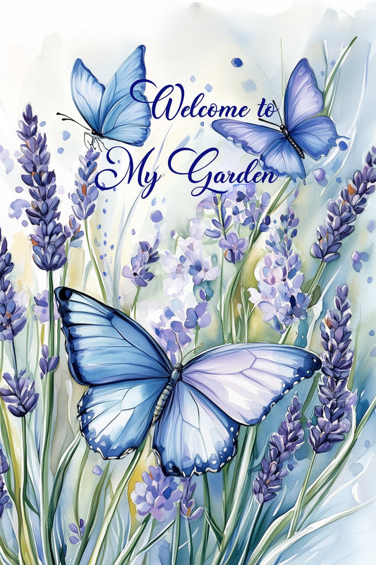 2555 Printed Summer Garden Flag