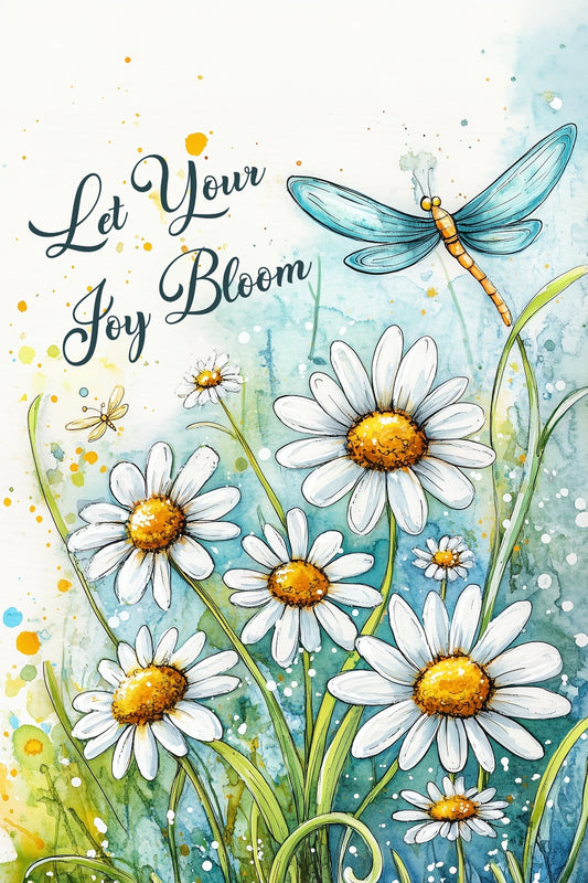 2557 Printed Summer Garden Flag