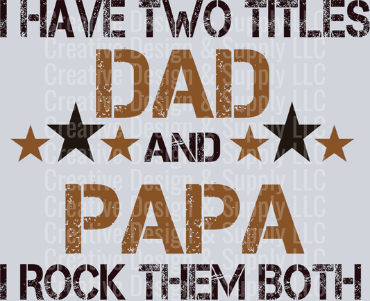 Two Titles