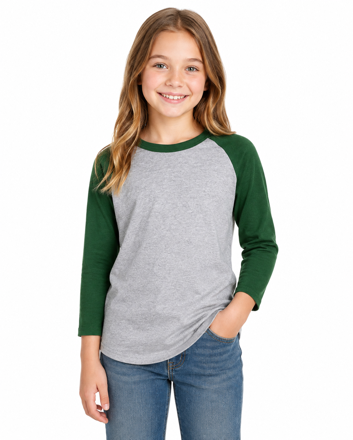 3/4 Sleeve Youth Baseball Tee 4421